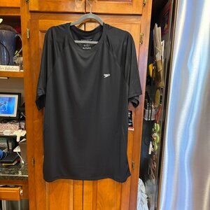 NWT Speedo Turbo Dri Swim Shirt Black XL